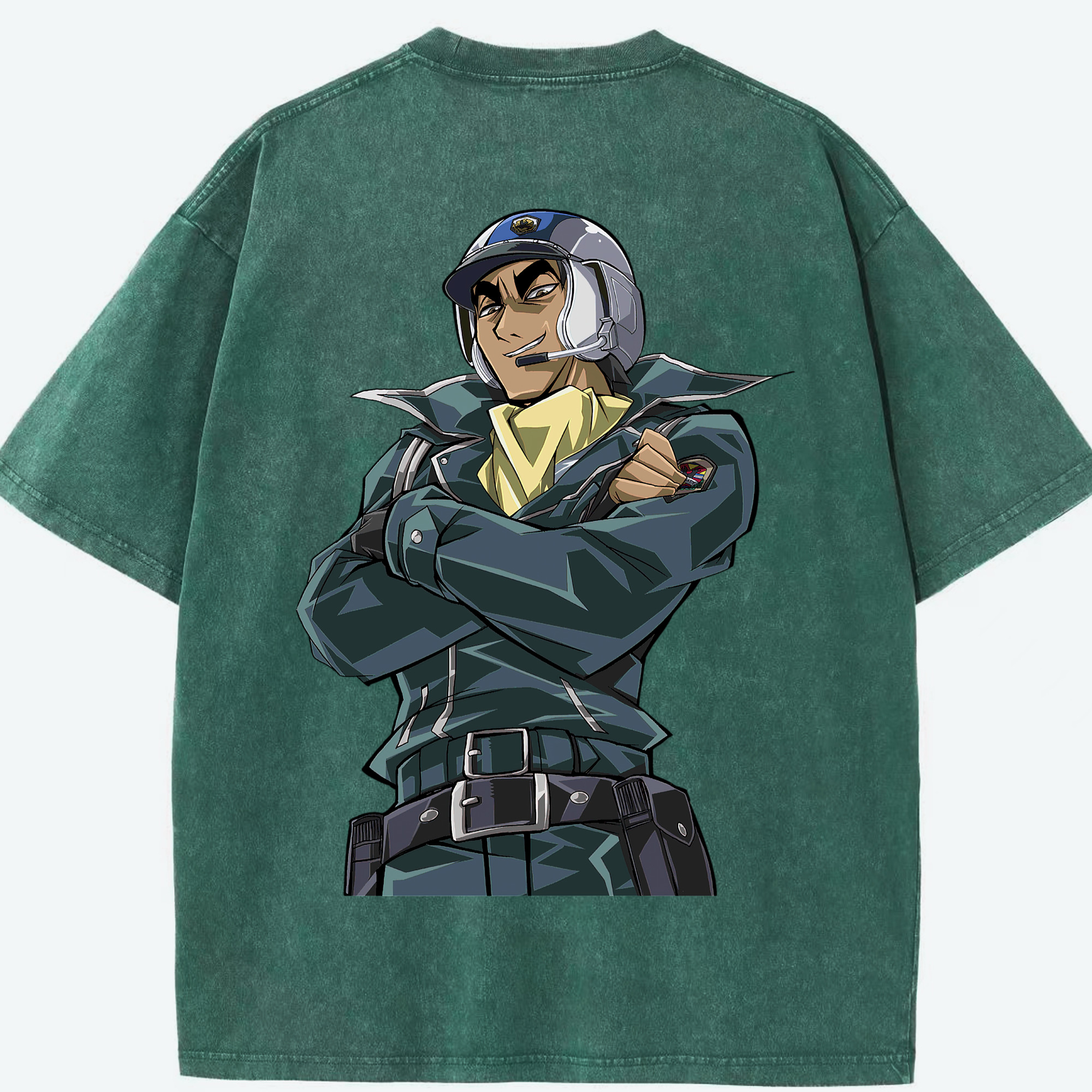 （画像用） 遊☆戯☆王 Yu-Gi-Oh! 綿100% ヴィンテージ風 半袖Tシャツ（背面プリント）